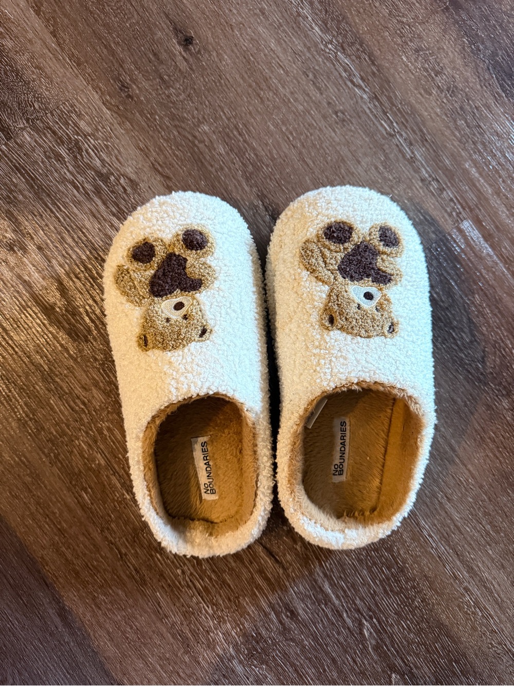 Cozy Cream Bear Slippers